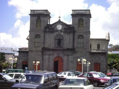 Cathedral of St. Louis in Port St. Louis, Mauritius